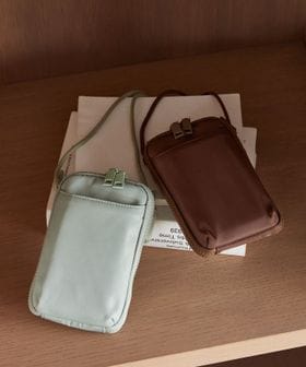 BEAUTY&YOUTH/ポリエステル ジップスリム ウォレットショルダー/財布 