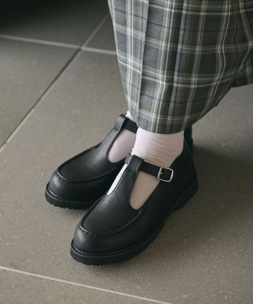 BEAUTY&YOUTH/Tストラップ ローファー/ローファー