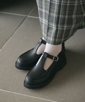 BEAUTY&YOUTH/Tストラップ ローファー/ローファー