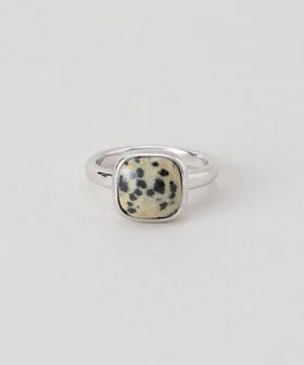 PREEK/＜PREEK＞HOW RAW SQUARE STONE RING SV/リング/リング