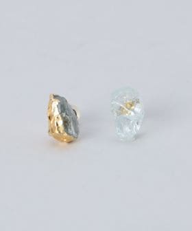 PREEK/＜PREEK＞ROUGH STONE AQUAMARINE EARRINGS/ピアス/ピアス（両耳用）