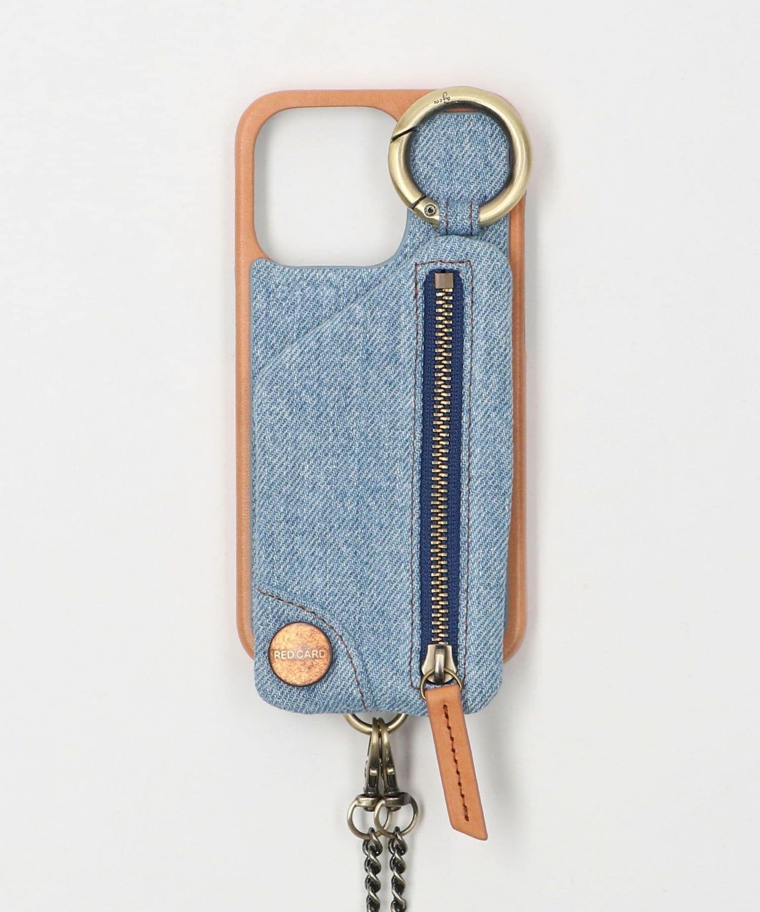 iPhoneアクセサリー ajew iPhone14pro denim case indigo iPhone14Pro / indigo 【denim】(発送はご注文から3営業日以内