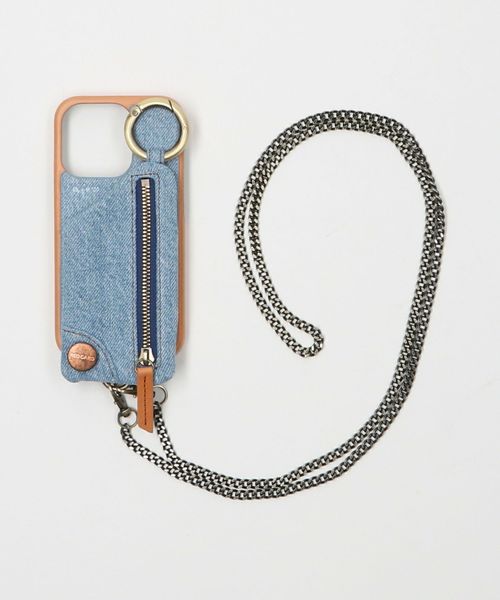 ajewxRED CARD＞CADENAS DENIM ストラップ iPhone15Proケース