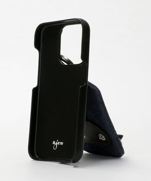 ajewxRED CARD＞CADENAS DENIM ストラップ iPhone15Proケース