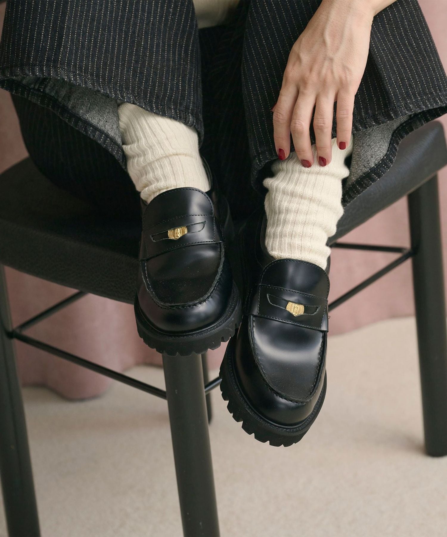 UNITED ARROWS 別注　ベルジャンシューズ　ローファー　38 UNITED ARROWS green label relaxing｜【別注】<Jalan Sriwijaya