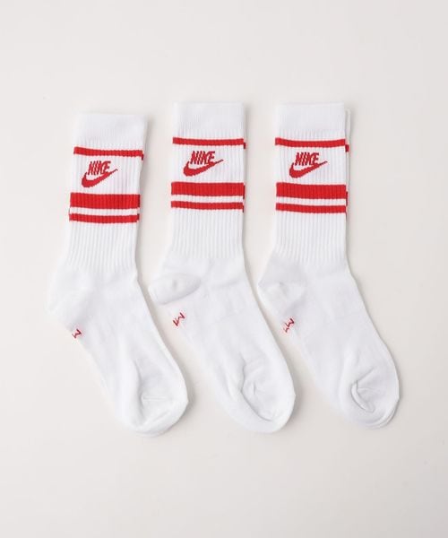 NIKE/＜NIKE＞3P ロゴ クルーソックス/ソックス / 靴下