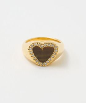 PREEK/＜PREEK＞DIAMOND HEART STONE RING GOLD/リング/リング
