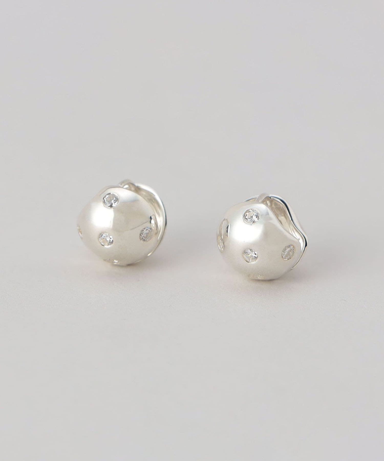 【STONEHENgE】Silver Material Ribbon Earrings SC1805〜ピアス Ribbon Earrings — BG Silversmiths