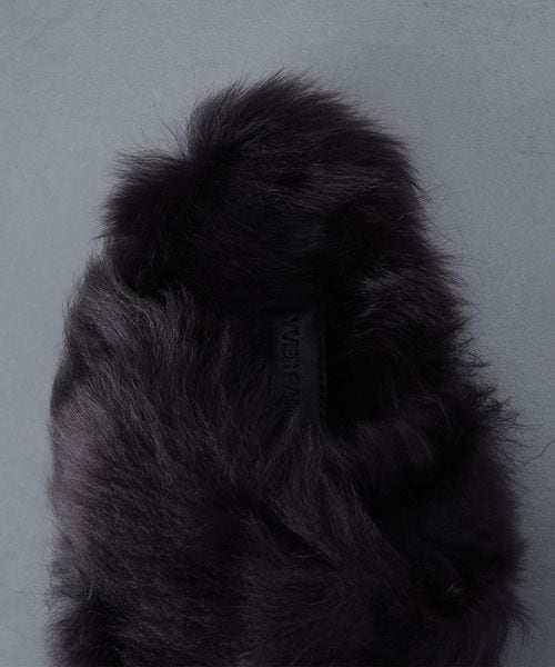 YVES SALOMON＞FUR TOSCANA SLIPPERS/スリッパ