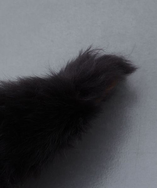 YVES SALOMON＞FUR TOSCANA SLIPPERS/スリッパ