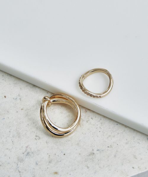 ファッションリング 大量2kgセット Nd11-250122O2 コンビ 2SET リング