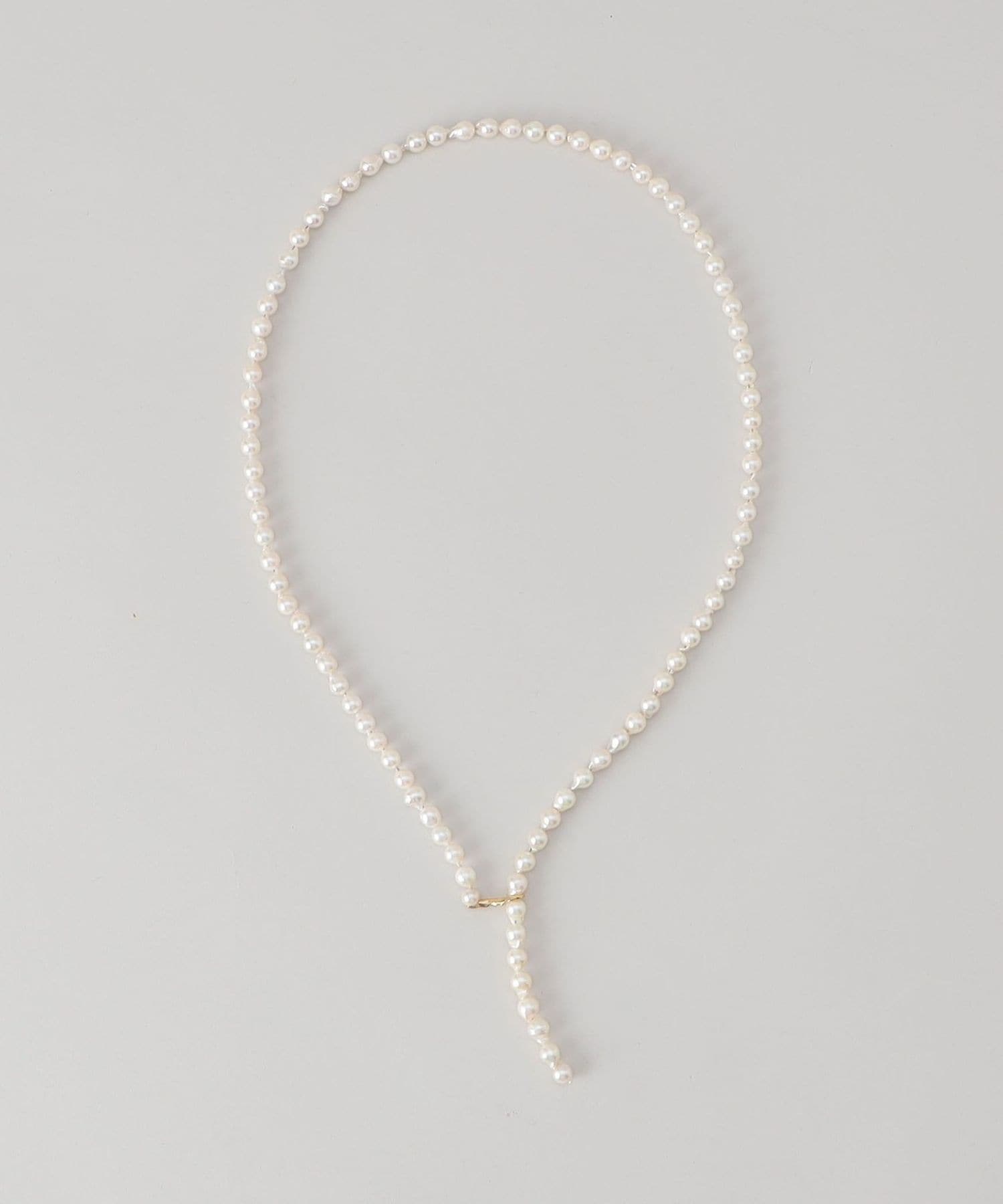 PREEK＞AKOYA BAROQUE PEAL LARIAT NECKLACE/ネックレス