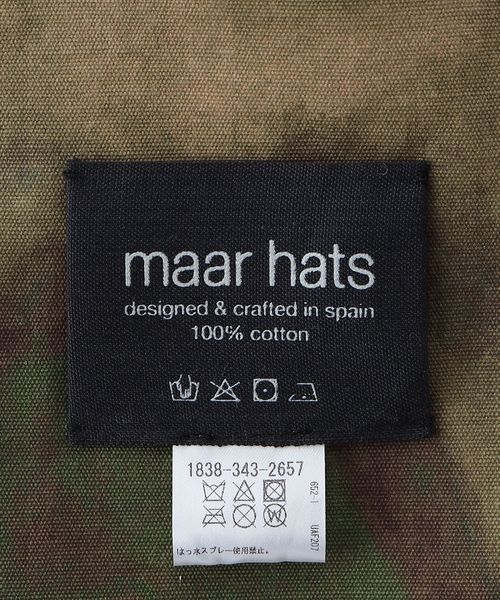 maar hats CAMO CALA HAT 定価33,000円 マールハッツ maar hats CAMO CALA HAT 定価33，000円 マールハッツ