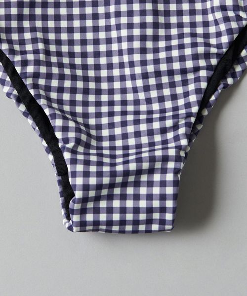 ＜Lepidos＞ギンガムチェック バッグオープン ワンピース BEAUTY&YOUTH UNITED ARROWS - 【LILAC】<Lepidos>ギンガム