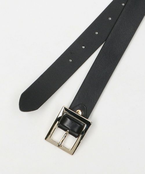 【新品タグ付き】AULENTTI ベルト ブラック AULENTTI ベルト AULENTTI: ウエスタン バックル レザー メンズ