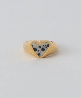 PREEK/＜PREEK＞HEART STONE RING GD/リング/リング