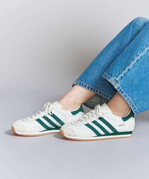 アディダス カントリー ジャパン ビューティー&ユース 別注 24cm adidas for BEAUTY&YOUTH 別注 Country Japan “White Green”が