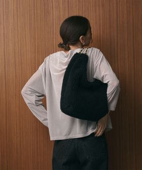 VIOLAd’ORO/＜VIOLAd’ORO＞ELMO ボア チェーン ショルダーバッグ/ショルダーバッグ