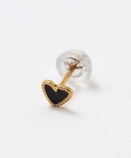 ＜by Preek＞ハート ピアス PREEK＞YU―KIN HEART HOLLOW EARRINGS/ピアス
