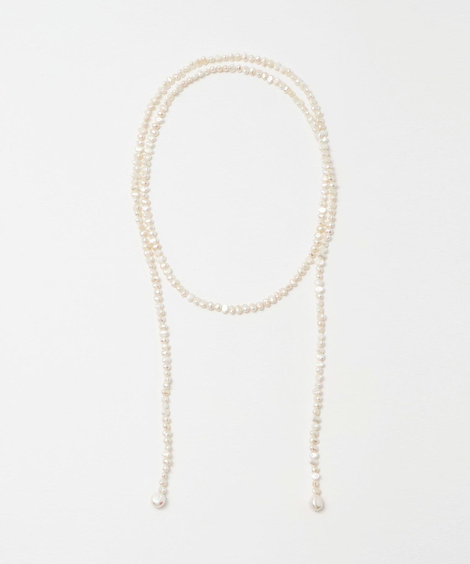もこ　プリーク　ネックレス PREEK＞BAROQUE PEARL FREE LONG NECKLACE/ネックレス