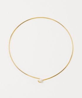 PREEK/＜PREEK＞BAROQUE PEARL LINE CHOKER NECKLACE/ネックレス/ネックレス