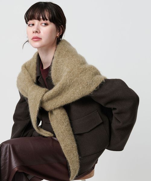 BEAUTY&YOUTH/トライアングル マフラー/ストール / マフラー