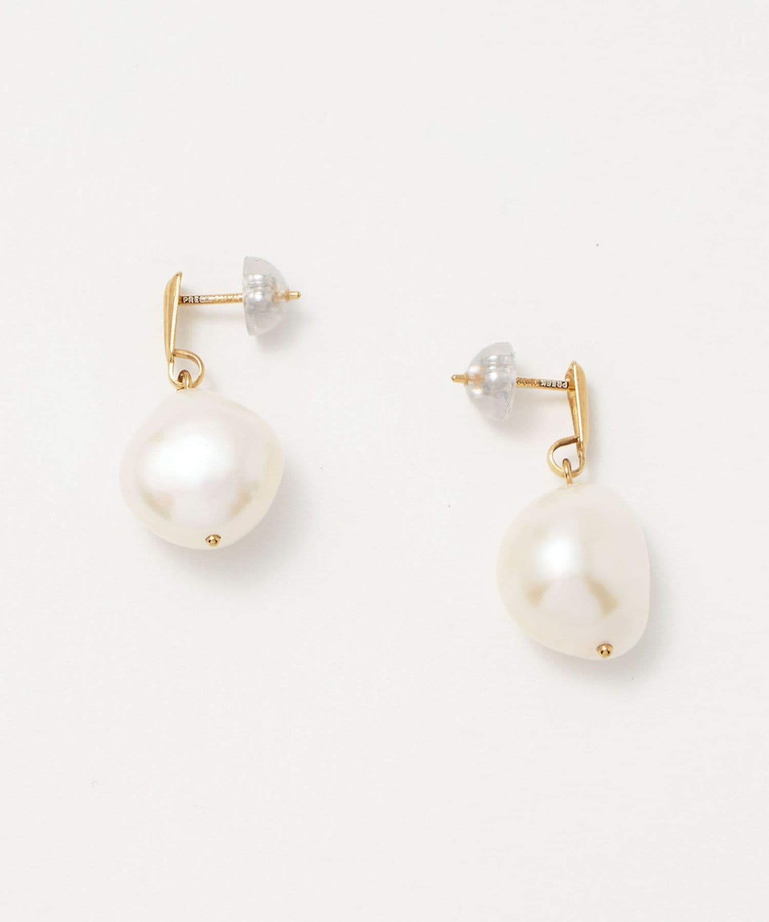 NY発！Baroque Pearls Hoops ピアス【Shapes Studio】国内配送 NY発！Baroque Pearls Hoops ピアス【Shapes Studio】国内配送