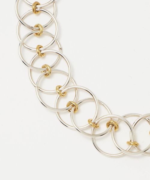 PREEK＞YU―KIN RING OVERLAP NECKLACE/ネックレス