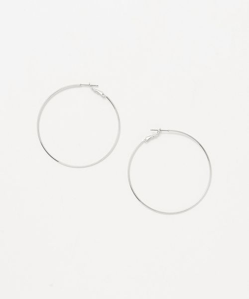 BEAUTY&YOUTH/ビッグ メタル フープ ピアス/ピアス（両耳用）
