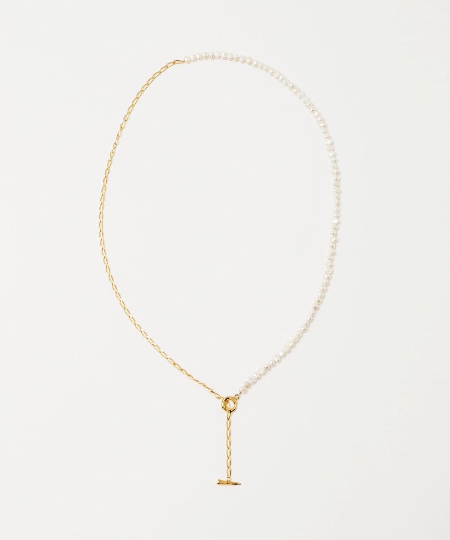 PREEK＞BAROQUE PEARL CHAIN 3WAY NECKLACE/ネックレス