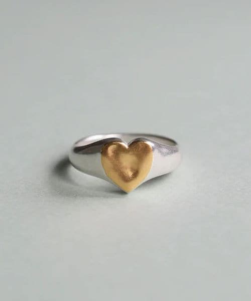 TEN./＜TEN.＞ハート シグネット リング/リング