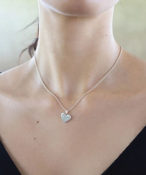 TEN.＞ハートネックレス/シルバー