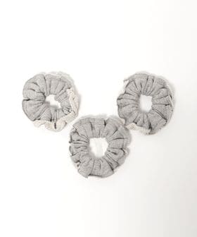 heyep/＜heyep＞Sweat Fabric シュシュ スモール/3P/ヘアアクセサリー