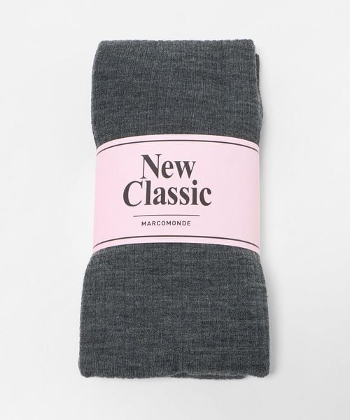 MARCOMONDE/＜MARCOMONDE＞ウール ワイドリブ タイツ/タイツ / ストッキング