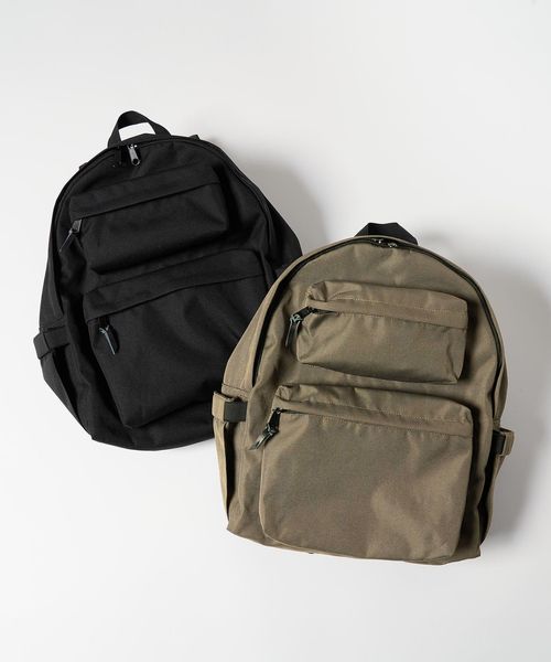 BEAUTY&YOUTH ダブル ジップポケット リュック ブラック BEAUTY&YOUTH UNITED ARROWS（ビューティーアンドユース