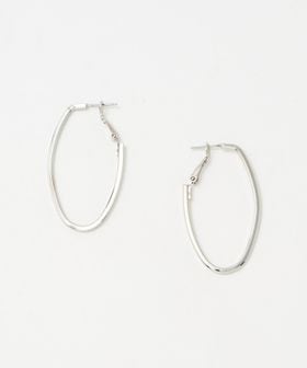 BEAUTY&YOUTH/メタル ビッグ Oモチーフ フープピアス/ピアス（両耳用）