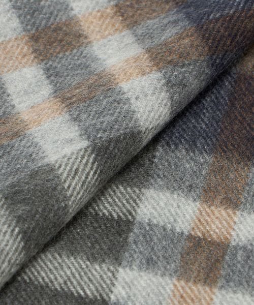 Johnstons of Elgin＞CASHMERE CHECK MUFFLER/マフラー