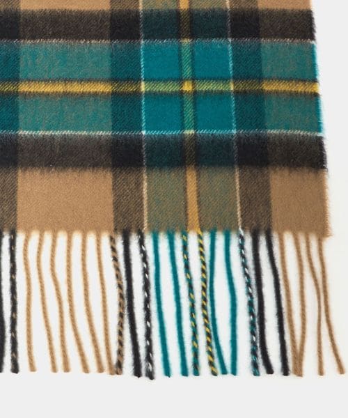 Johnstons of Elgin＞CASHMERE CHECK MUFFLER/マフラー