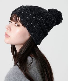 BEAUTY&YOUTH/ネップ ポンポン ニットキャップ 2WAY/ニットキャップ