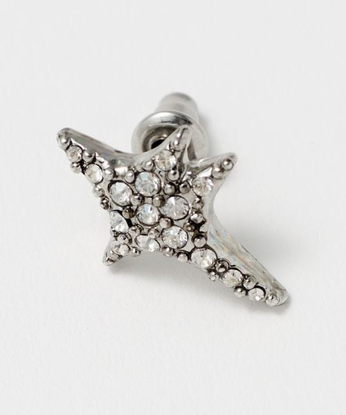 SOIERIE/【別注】＜Soierie＞Etoile ストーン ピアス/1P/ピアス（片耳用）