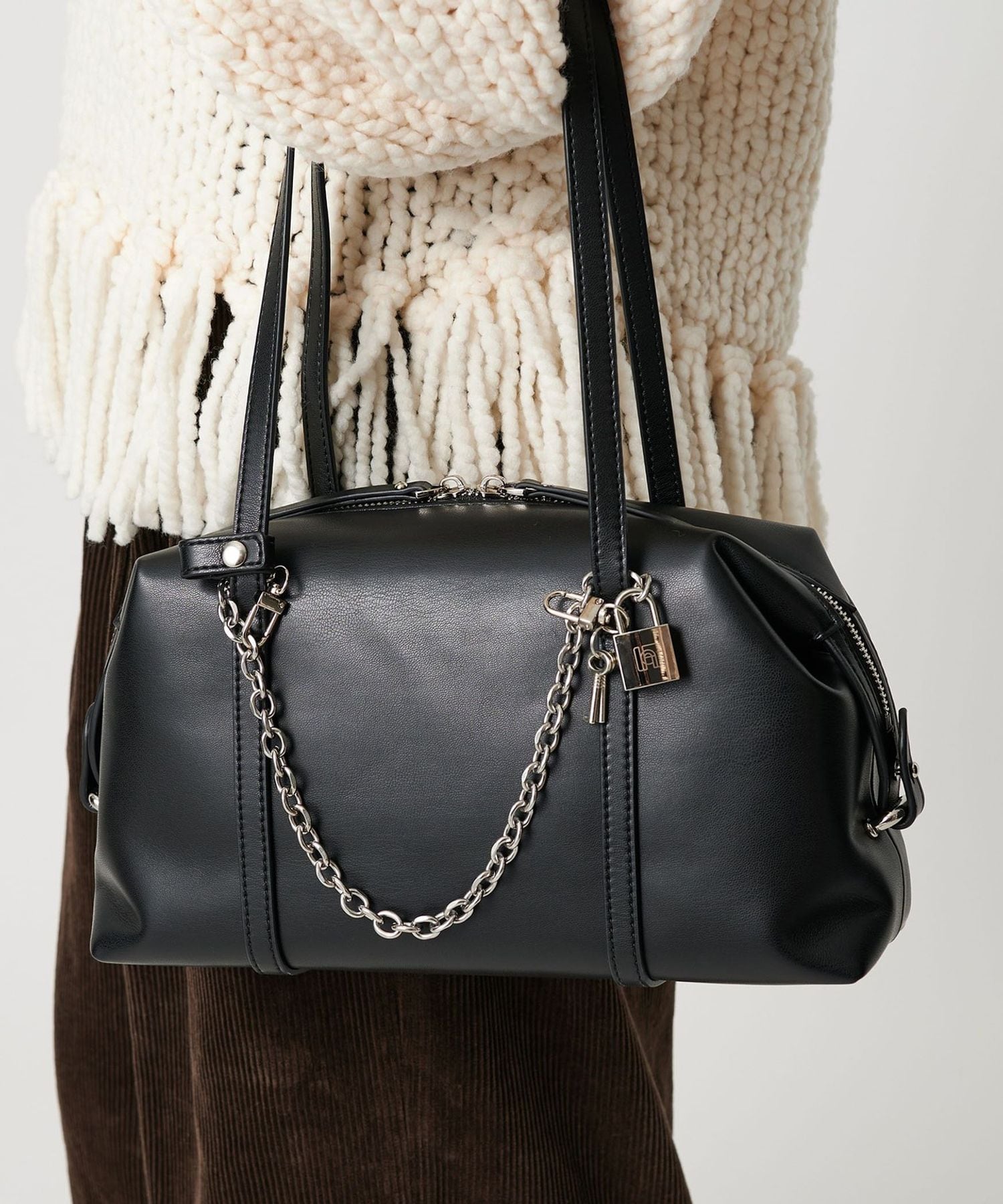 heyep＞ロック チェーン チャーム 2WAY