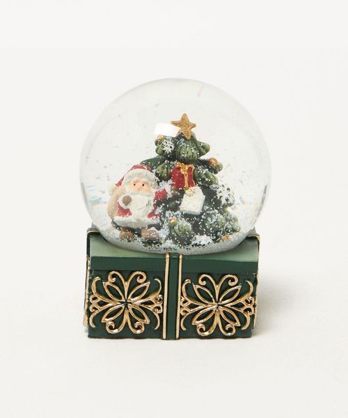COLOR AND SEASONS/＜COLOR AND SEASONS＞サンタ ギフトボックス スノードーム 65mm/インテリア雑貨
