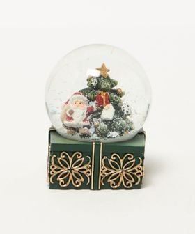 COLOR AND SEASONS/＜COLOR AND SEASONS＞サンタ ギフトボックス スノードーム 65mm/インテリア雑貨