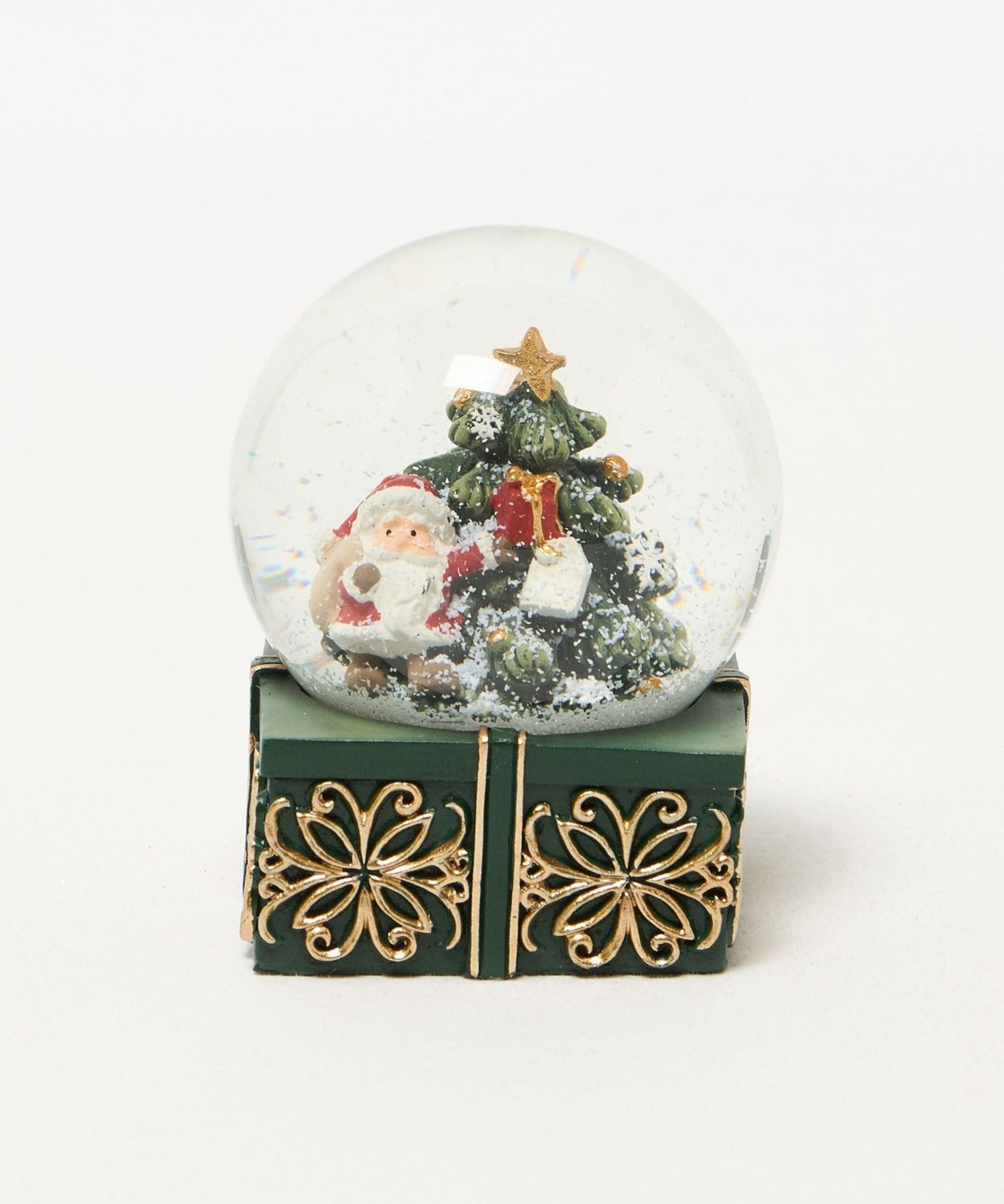 COLOR AND SEASONS＞サンタ ギフトボックス スノードーム 65mm