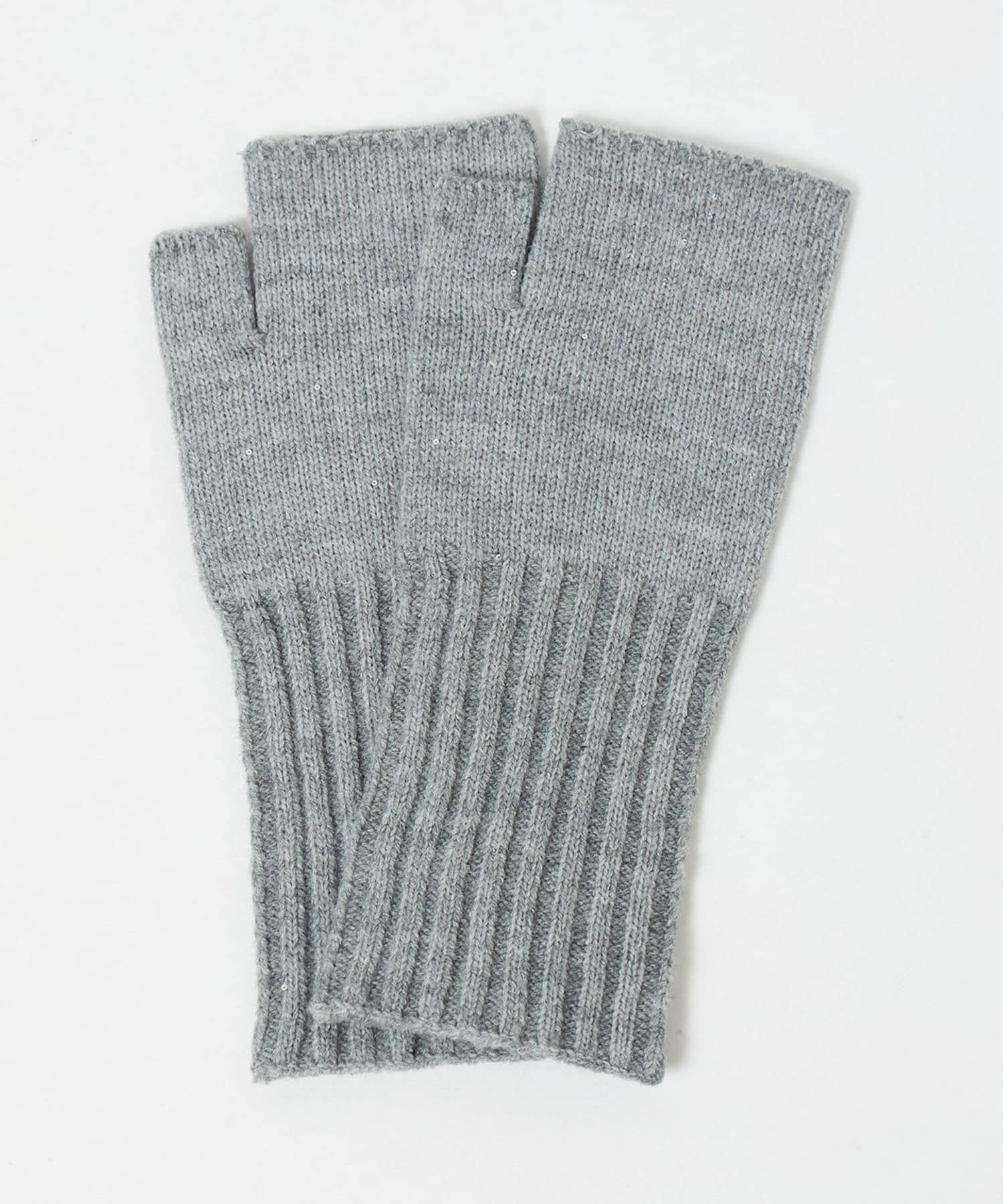 スパンコール リブ フィンガーレス グローブ