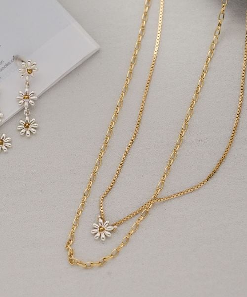 BEAUTY&YOUTH/フラワーモチーフ 3WAY ネックレス/ネックレス