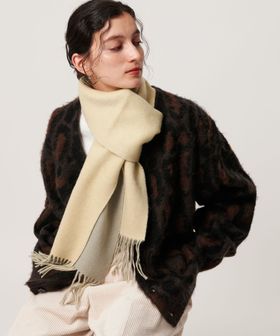 Eds Cashmere/【別注】<Eds Cashmere>カシミヤ リバーシブル マフラー/ストール / マフラー