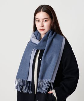 Eds Cashmere/【別注】<Eds Cashmere>カシミヤ リバーシブル マフラー/ストール / マフラー