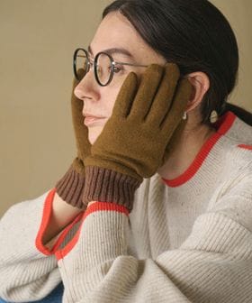 BEAUTY&YOUTH/カラー ジャージー リブ グローブ/グローブ / 手袋