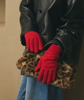 BEAUTY&YOUTH/カラー ジャージー リブ グローブ/グローブ / 手袋